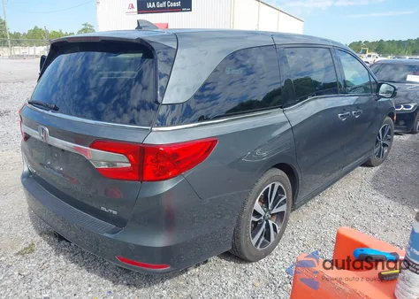 2018 Honda Odyssey Elite from USA, damaged, VIN 5FNRL6H97JB063524